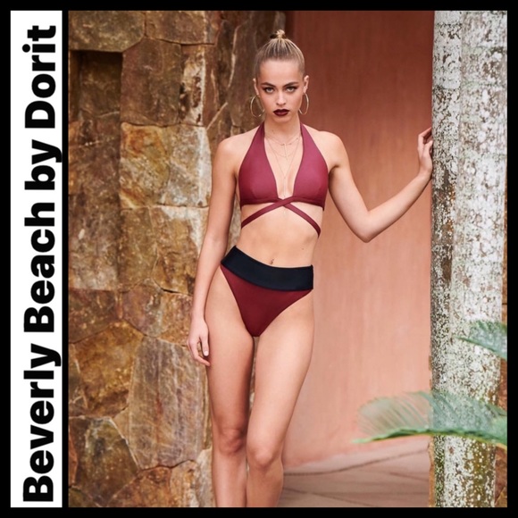 NWT Beverly Beach Kyle Cranberry Bottoms - Picture 4 of 11